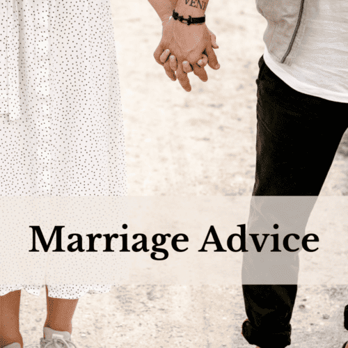 Marriage advice